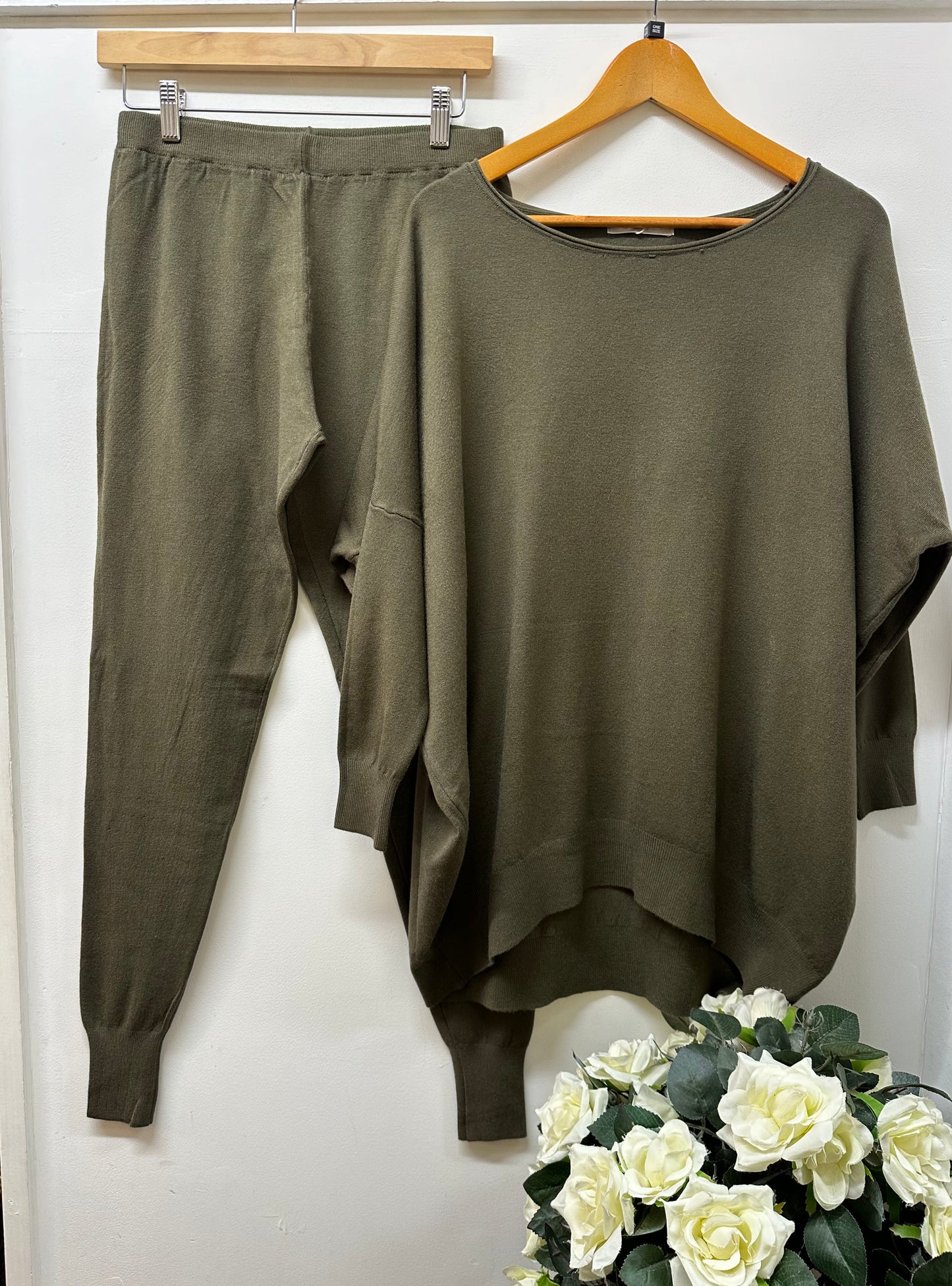 Khaki loungewear set