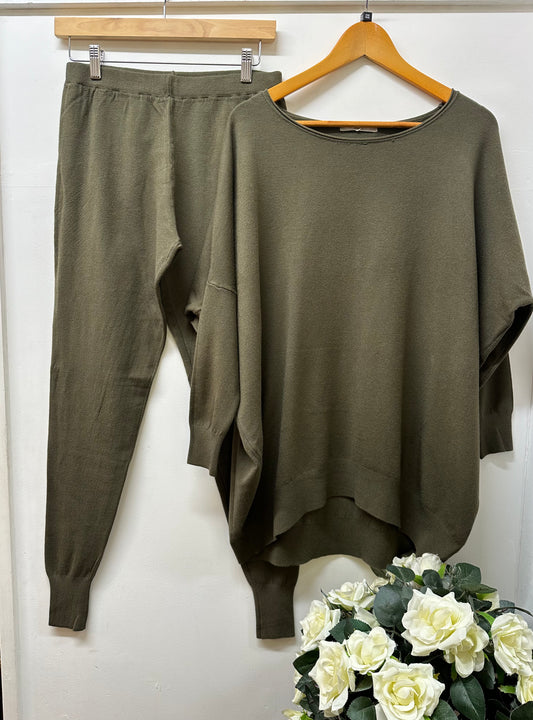 Khaki loungewear set