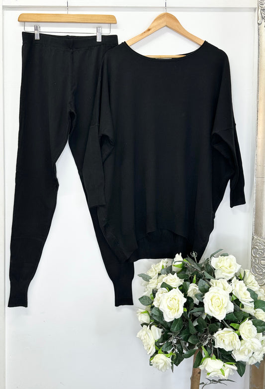 Black loungewear set