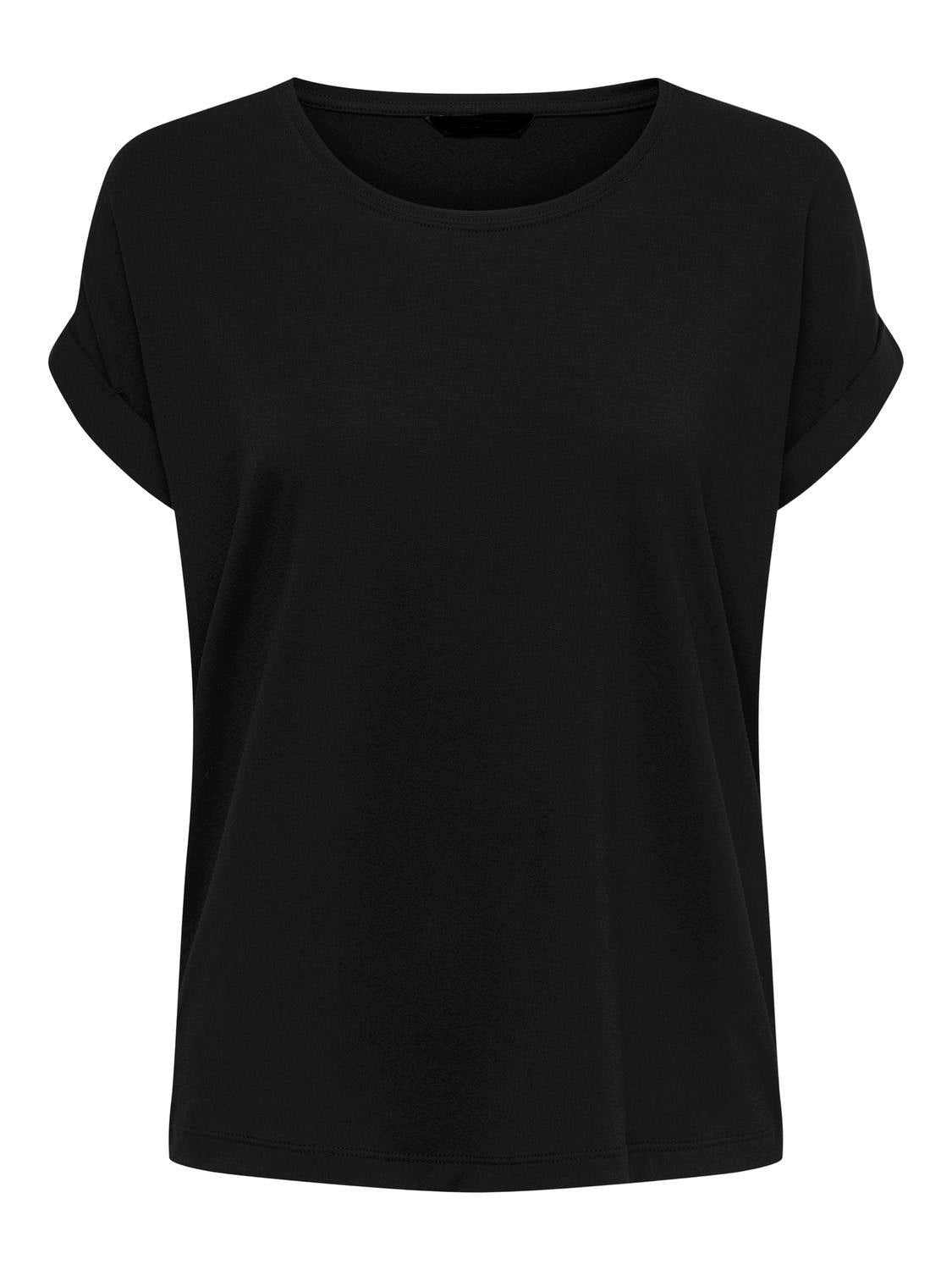 Black relaxed fit T-shirt