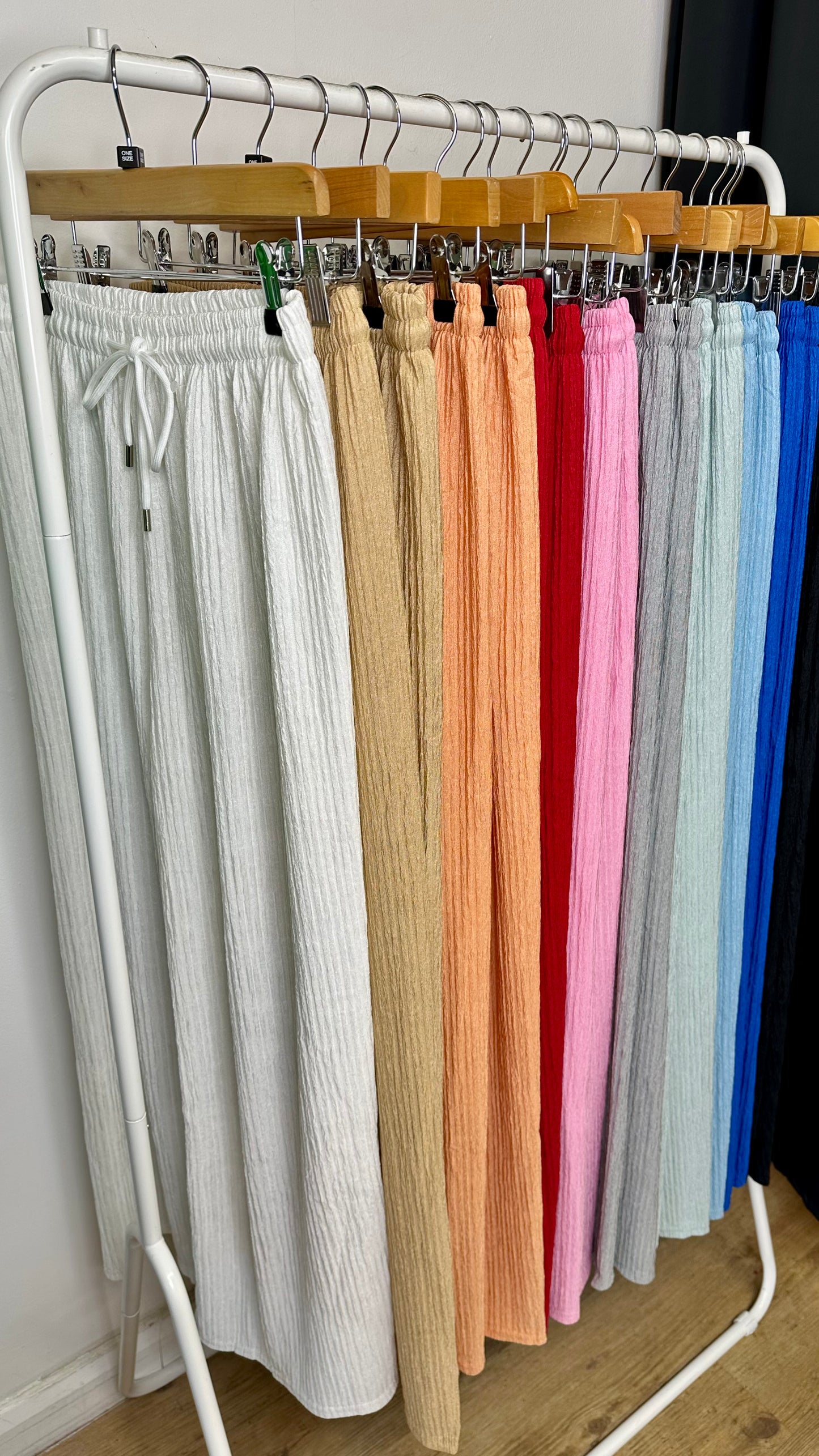 Plisse Trousers - Variety of Colours