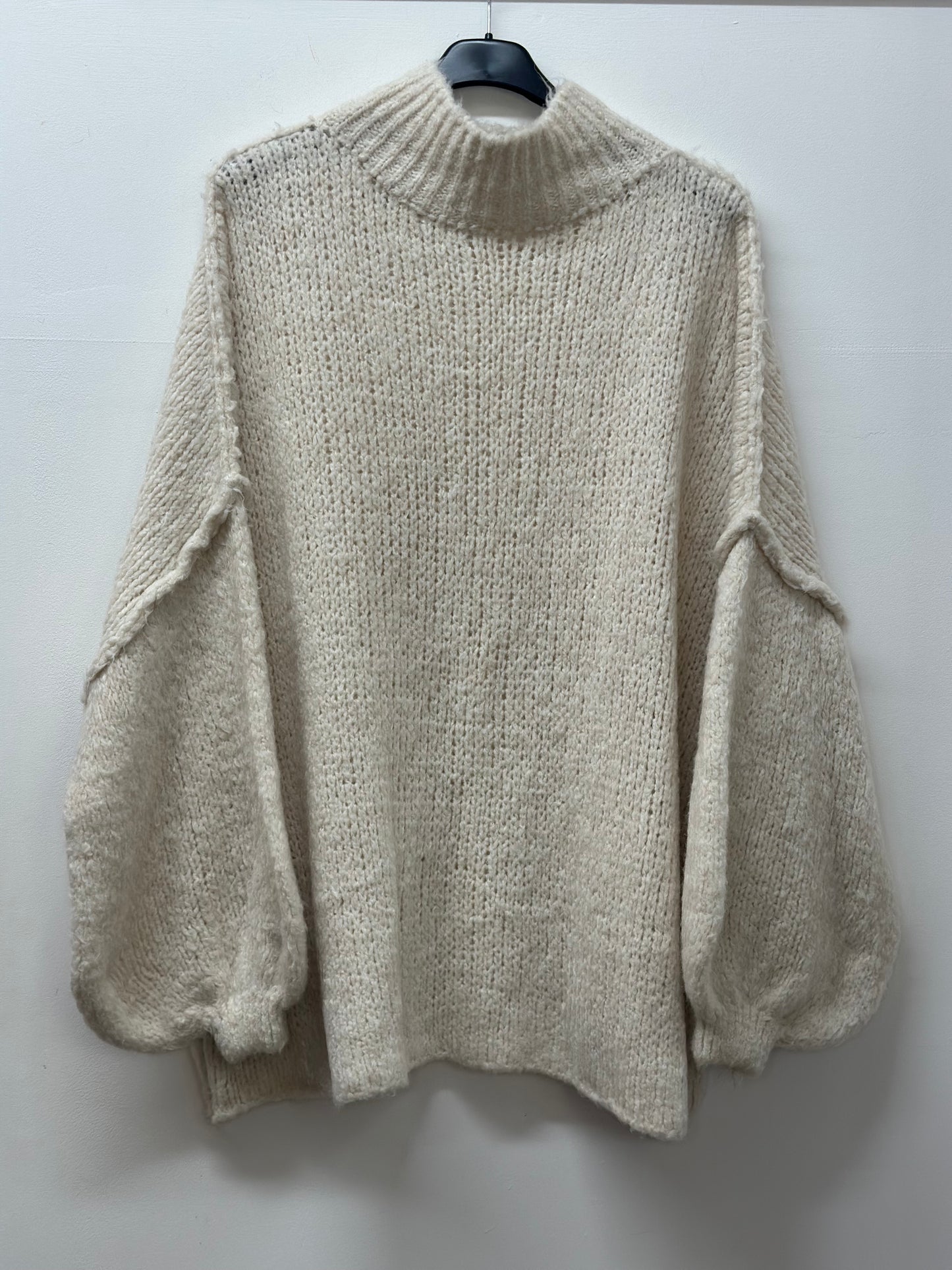 Cream chunky knit jumper