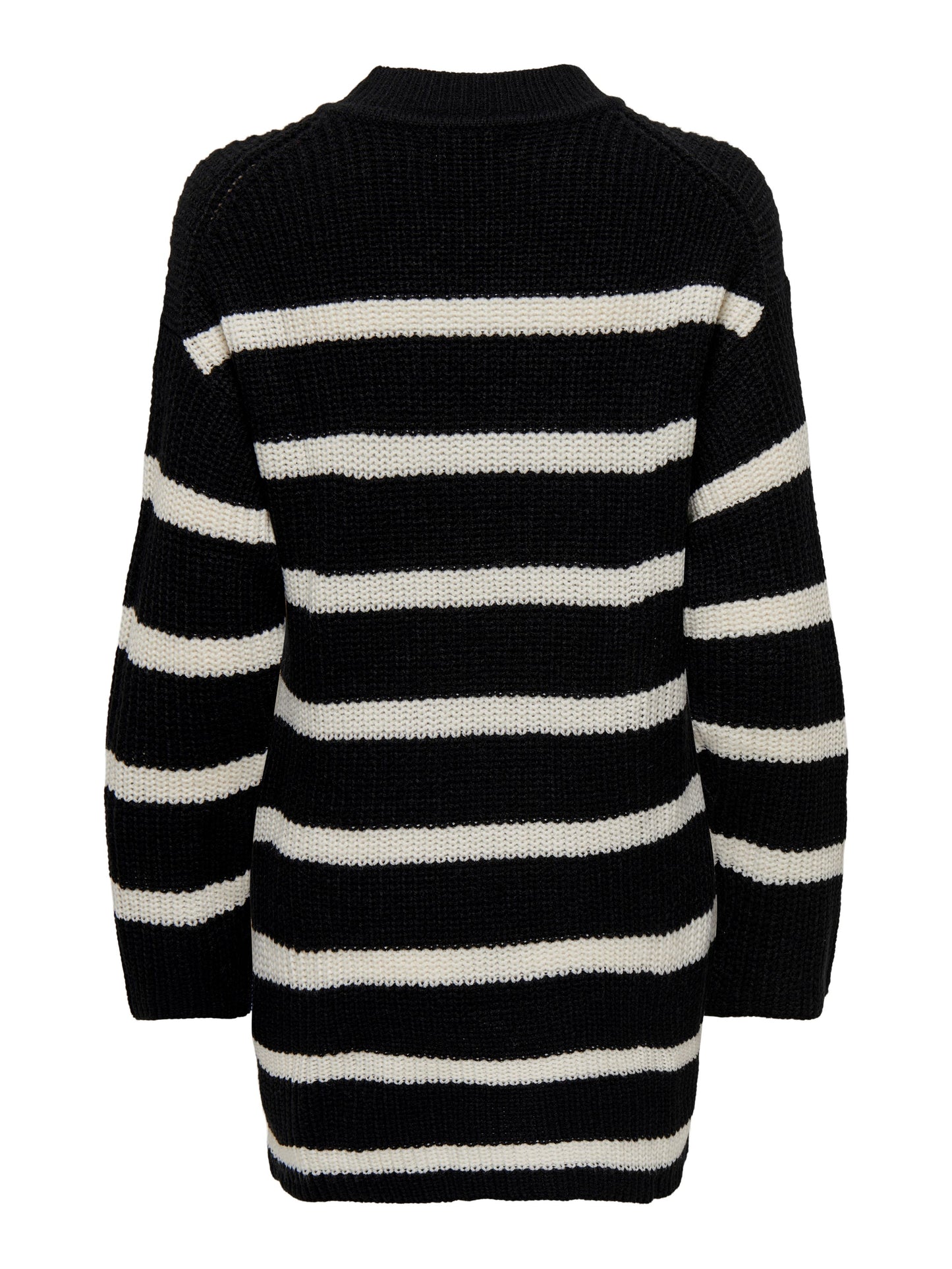 Black Stripe knitted jumper dress