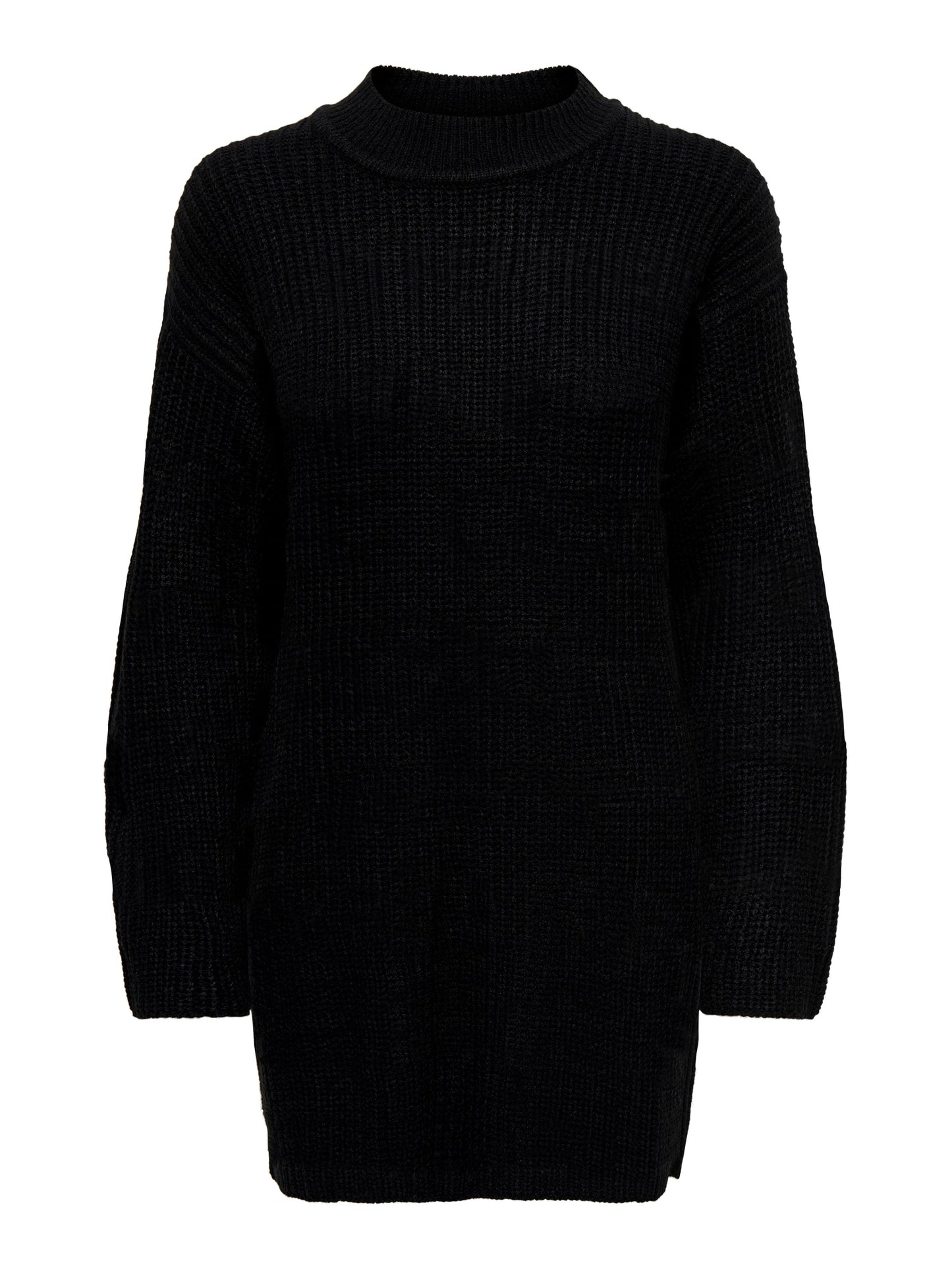 Black knitted jumper dress