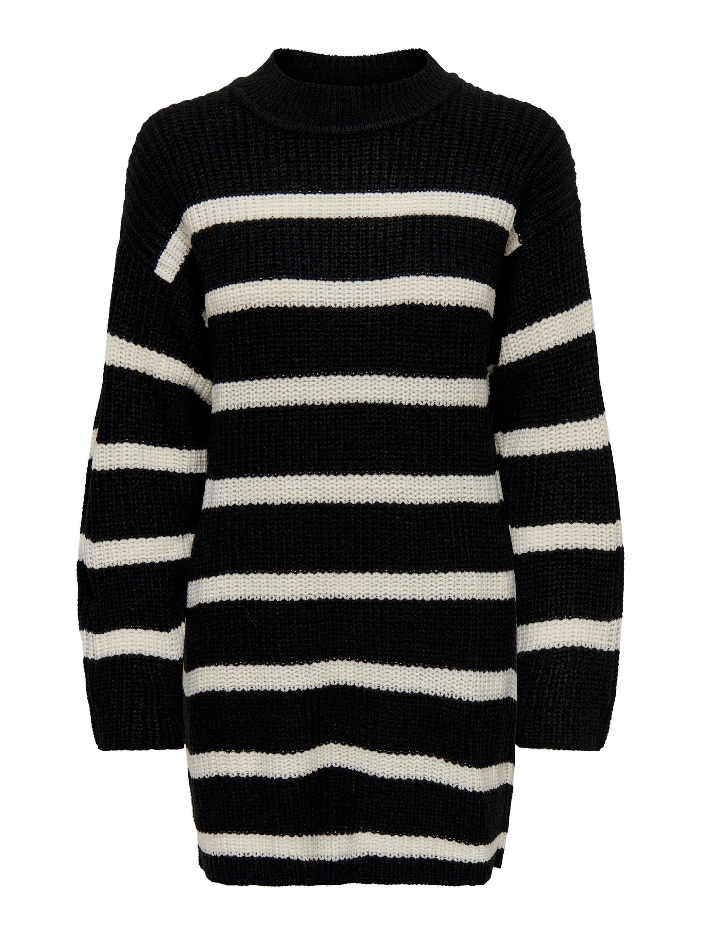 Black Stripe knitted jumper dress