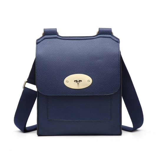 Navy cross over shoulder bag